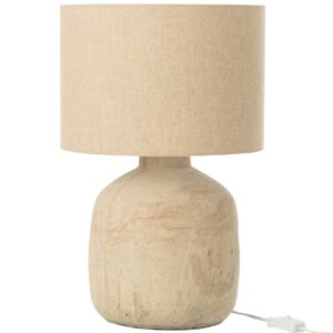 B&eacute;žov&aacute; kameninov&aacute; stoln&iacute; lampa J-line Zia