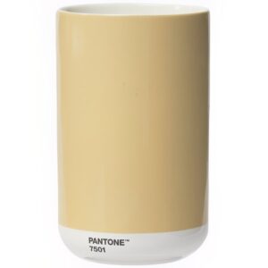 B&eacute;žov&aacute; keramick&aacute; v&aacute;za Pantone Cream 7501 17 cm