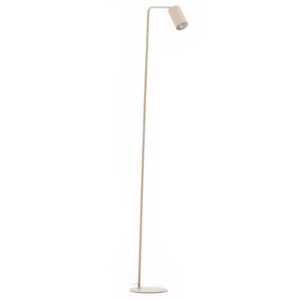 B&eacute;žov&aacute; kovov&aacute; stojac&iacute; lampa Kave Home Manie 147 cm