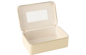 B&eacute;žov&aacute; koženkov&aacute; &scaron;perkovnice J-line Jewly 30 x 19 cm