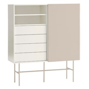 B&eacute;žov&aacute; lakovan&aacute; komoda Teulat Nube 120 x 45 cm