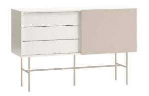 B&eacute;žov&aacute; lakovan&aacute; komoda Teulat Nube 140 x 45 cm