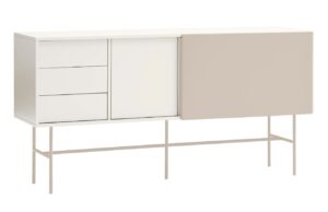 B&eacute;žov&aacute; lakovan&aacute; komoda Teulat Nube 180 x 45 cm