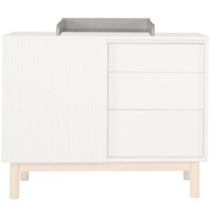 B&eacute;žov&aacute; lakovan&aacute; n&aacute;stavba pro přebalovac&iacute; komodu Quax Mood 60 x 50 cm