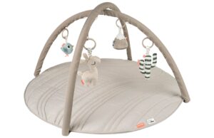 B&eacute;žov&aacute; l&aacute;tkov&aacute; hrac&iacute; podložka s hrazdičkou Done by Deer Lalee &Oslash; 90 cm