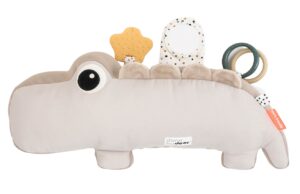 B&eacute;žov&aacute; l&aacute;tkov&aacute; hračka s aktivitami Done by Deer Croco