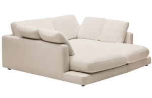 B&eacute;žov&aacute; l&aacute;tkov&aacute; leno&scaron;ka Kave Home Gala 210 cm