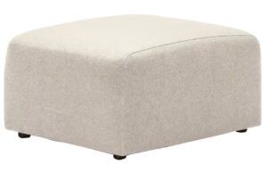 B&eacute;žov&aacute; l&aacute;tkov&aacute; podnožka Kave Home Neom 75 x 65 cm