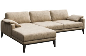 B&eacute;žov&aacute; l&aacute;tkov&aacute; rohov&aacute; pohovka MESONICA Musso