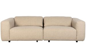 B&eacute;žov&aacute; l&aacute;tkov&aacute; trojm&iacute;stn&aacute; pohovka Zuiver Wings 260 cm