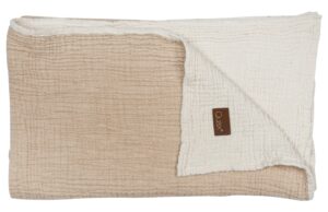 B&eacute;žov&aacute; mu&scaron;el&iacute;nov&aacute; dětsk&aacute; deka Quax Natural 110 x 90 cm