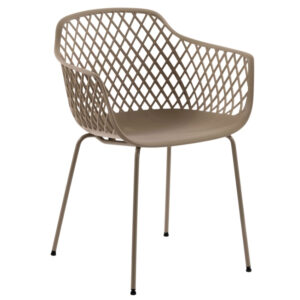 B&eacute;žov&aacute; plastov&aacute; j&iacute;deln&iacute; židle Kave Home Quinn