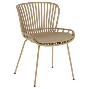 B&eacute;žov&aacute; plastov&aacute; j&iacute;deln&iacute; židle Kave Home Surpik