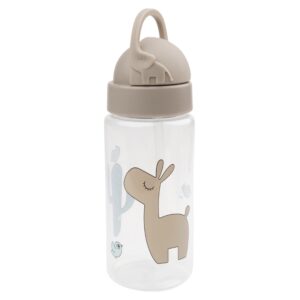 B&eacute;žov&aacute; plastov&aacute; l&aacute;hev s brčkem Done by Deer Lalee 350 ml