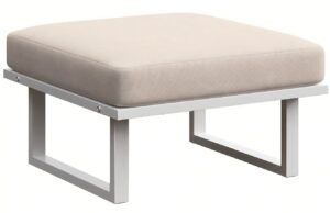 B&eacute;žov&aacute; zahradn&iacute; podnožka MESONICA Soledo s b&iacute;lou podnož&iacute;