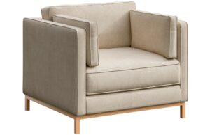 B&eacute;žov&eacute; čalouněn&eacute; křeslo Ame Yens Celerio