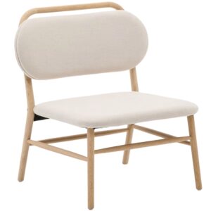 B&eacute;žov&eacute; čalouněn&eacute; křeslo Kave Home Helda