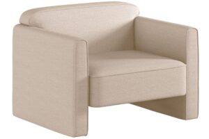 B&eacute;žov&eacute; čalouněn&eacute; křeslo MICADONI Abby