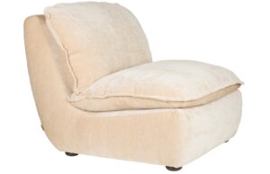 B&eacute;žov&eacute; čalouněn&eacute; lounge křeslo DUTCHBONE RADLEY