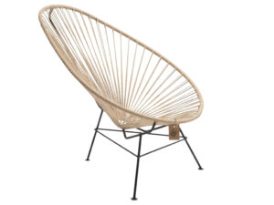 B&eacute;žov&eacute; konopn&eacute; křeslo Acapulco