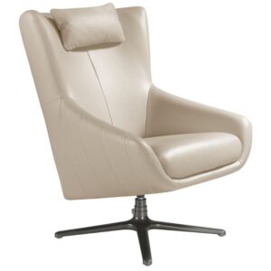 B&eacute;žov&eacute; kožen&eacute; otočn&eacute; křeslo Angel Cerd&aacute; No. 5090