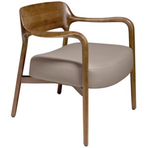 B&eacute;žov&eacute; koženkov&eacute; křeslo Angel Cerd&aacute; No. 5082