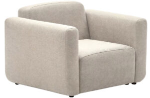 B&eacute;žov&eacute; l&aacute;tkov&eacute; křeslo Kave Home Neom