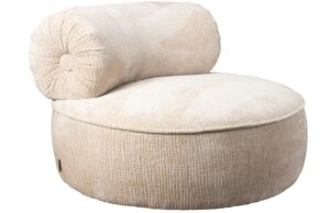 B&eacute;žov&eacute; l&aacute;tkov&eacute; otočn&eacute; křeslo DUTCHBONE TILBURY