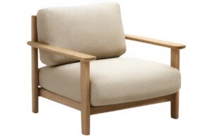 B&eacute;žov&eacute; zahradn&iacute; křeslo Kave Home Tirant