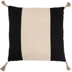 B&eacute;žovo-čern&yacute; pol&scaron;t&aacute;ř J-line Suaren 45 x 45 cm