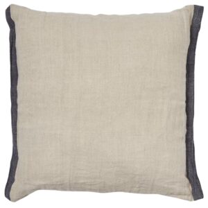 B&eacute;žovo-modr&yacute; lněn&yacute; povlak na pol&scaron;t&aacute;ř Kave Home Suerta 45 x 45 cm