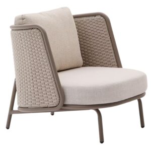 B&eacute;žovo&scaron;ed&eacute; zahradn&iacute; křeslo Kave Home Sedalis