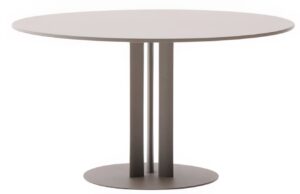 B&eacute;žovo&scaron;ed&yacute; zahradn&iacute; j&iacute;deln&iacute; stůl Kave Home Sedalis 120 cm