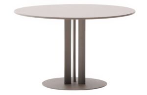 B&eacute;žovo&scaron;ed&yacute; zahradn&iacute; j&iacute;deln&iacute; stůl Kave Home Sedalis 80 cm