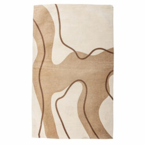 B&eacute;žov&yacute; bavlněn&yacute; koberec Bloomingville Volano 90 x 150 cm