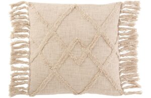 B&eacute;žov&yacute; bavlněn&yacute; pol&scaron;t&aacute;ř J-line Rhom 52 x 72 cm