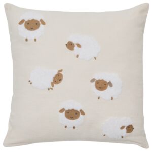 B&eacute;žov&yacute; bavlněn&yacute; povlak na pol&scaron;t&aacute;ř Kave Home Milu II. 45 x 45 cm