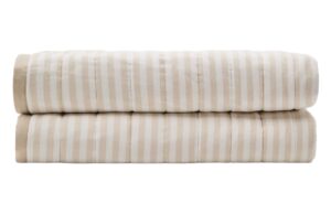 B&eacute;žov&yacute; bavlněn&yacute; přehoz Kave Home Sini 90 x 200 cm