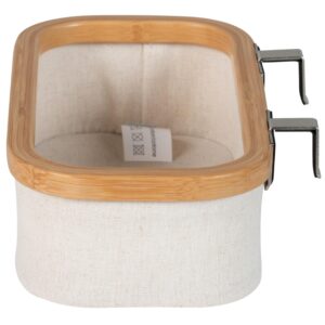 B&eacute;žov&yacute; bavlněn&yacute; z&aacute;věsn&yacute; &uacute;ložn&yacute; box Quax Stella 22 x 12 cm