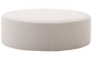 B&eacute;žov&yacute; boucl&eacute; taburet Kave Home Kaeli 120 cm