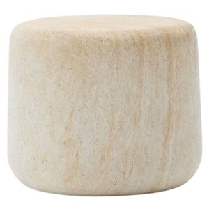 B&eacute;žov&yacute; cementov&yacute; zahradn&iacute; stolek Kave Home Drasi 60 cm