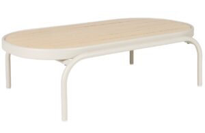 B&eacute;žov&yacute; dřevěn&yacute; zahradn&iacute; konferenčn&iacute; stolek ZUIVER VISTA 110 x 62