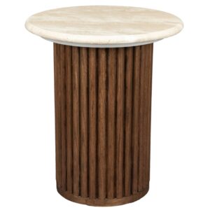 B&eacute;žov&yacute; kamenn&yacute; odkl&aacute;dac&iacute; stolek DUTCHBONE ARDA 35 cm