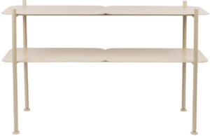 B&eacute;žov&yacute; kovov&yacute; modul&aacute;rn&iacute; reg&aacute;l ZUIVER RIVER 100 x 35 cm