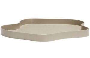 B&eacute;žov&yacute; kovov&yacute; podnos H&uuml;bsch Pond 37 x 37 cm