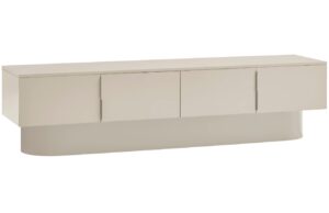 B&eacute;žov&yacute; lakovan&yacute; TV stolek Teulat Totem 200 x 47 cm