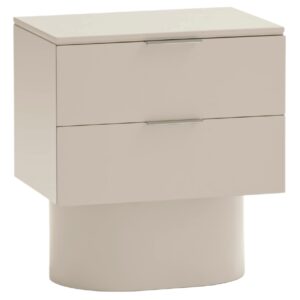 B&eacute;žov&yacute; lakovan&yacute; nočn&iacute; stolek Teulat Totem 50 x 36