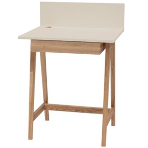 B&eacute;žov&yacute; lakovan&yacute; pracovn&iacute; stůl RAGABA LUKA 65 x 50 cm