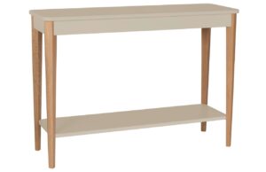 B&eacute;žov&yacute; lakovan&yacute; toaletn&iacute; stolek RAGABA ASHME 105 x 35 cm