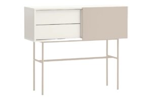 B&eacute;žov&yacute; lakovan&yacute; toaletn&iacute; stolek Teulat Nube 110 x 35 cm